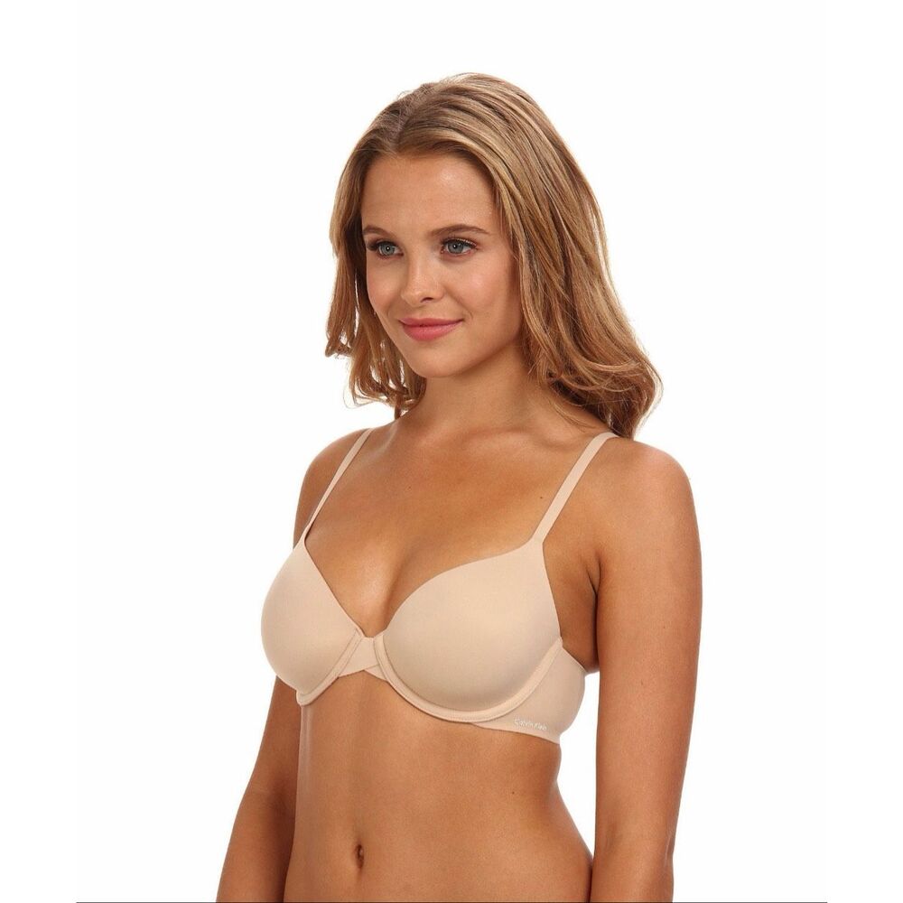 Calvin Klein NWT size 34B Perfectly fit t-shirt bra nude - Picture 2 of 7